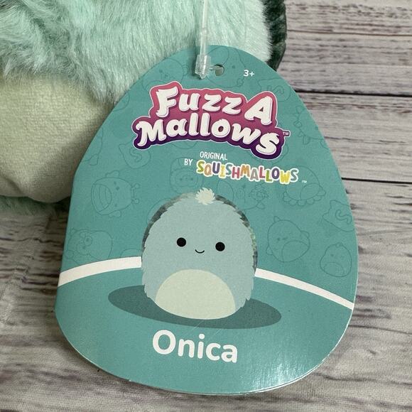 Fuzz A Mallows Squishmallows Onica The Turtle Fuzzy 5 inch Small Plush New - Picture 6 of 6